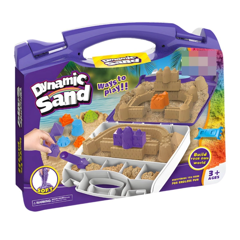 MALETA DE ARENA MAGICA KINETICA PARA CASTILLOS - 1
