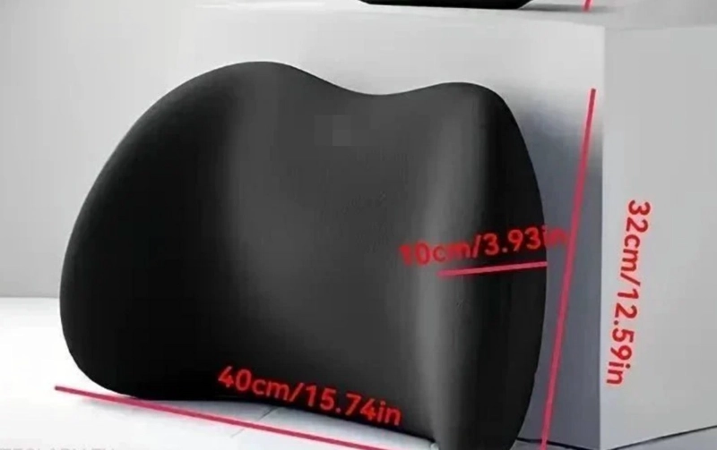 ALMOHADA SILLA RUEDAS CURVA LUMBAR AUTO OFICINA PARA ESPALDA - 2