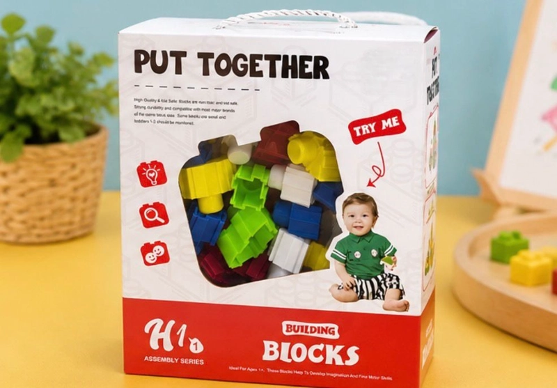 BLOQUES ARMABLES DIDACTICOS PARA NIÑOS JUEGO EDUCATIVO SENSORIAL COLORES - 1