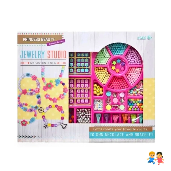 MOSTACILLAS PARA ARMAR CREAR PULSERAS COLLARES NIÑAS NIÑOS - 1