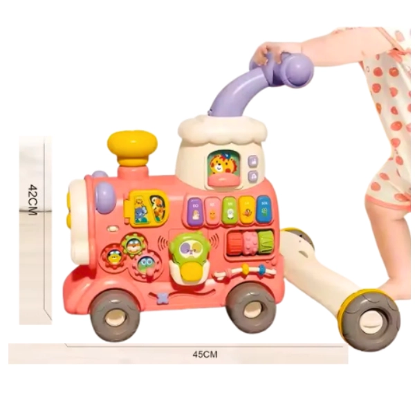 ANDADERA BEBE CAMINADOR MULTIFUNCIONAL BEBE S TRENCITO 5 EN 1 - 2