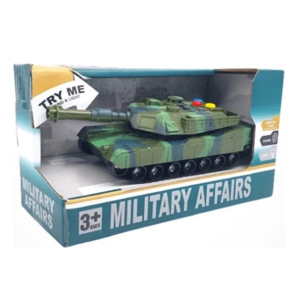 JUGUETE TANQUE MILITAR LUZ Y SONIDO - 1