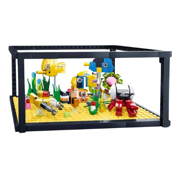 BLOQUES PARA ARMAR ACUARIO EDUCATIVOS JUEGO CREATIVO NIÑOS - 1
