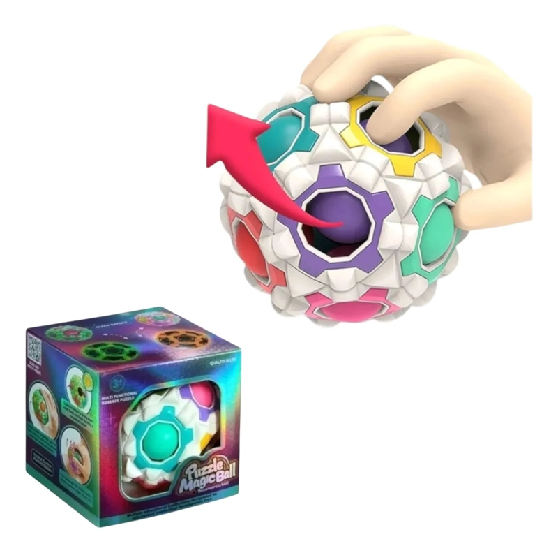 PELOTA MAGICA 3D ANTIESTRE S SENSORIAL LABERINTO - 2