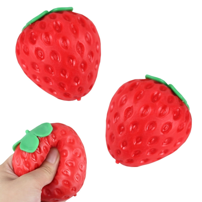 SQUISHY FRUTILLA SENSORIAL ANTIESTRE S FRESA - 1