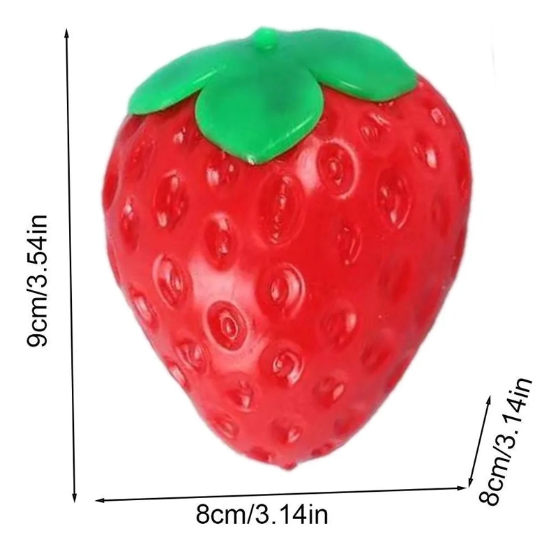 SQUISHY FRUTILLA SENSORIAL ANTIESTRE S FRESA - 2