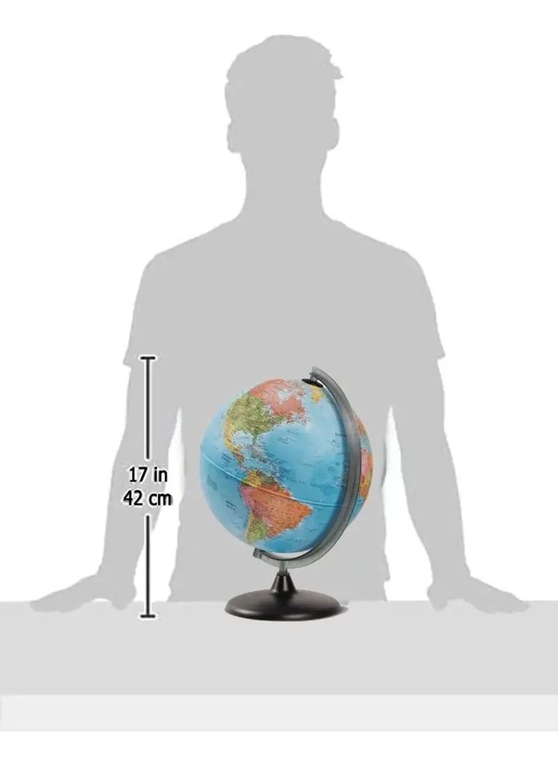 GLOBO TERRAQUEO GRANDE MAPA POLITICO 40 CMS ALTO - 2