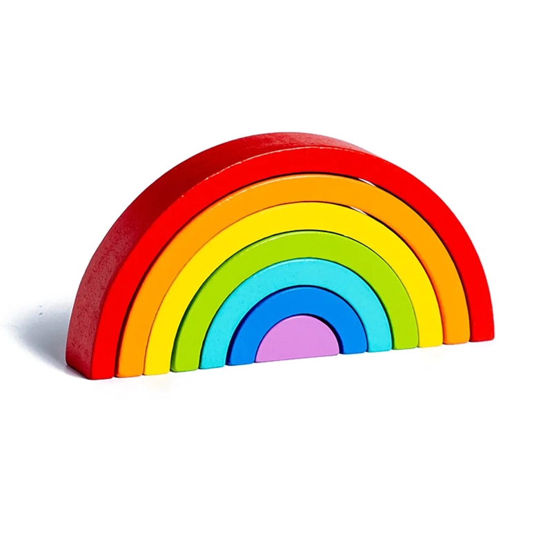 JUGUETE APILABLE MADERA EDUCATIVO REGALO PARA NIÑOS - 1