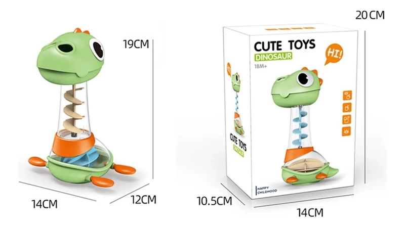 JUGUETE BAÑO BEBE  DINOSAURIO CON DUCHA AGUA - 1