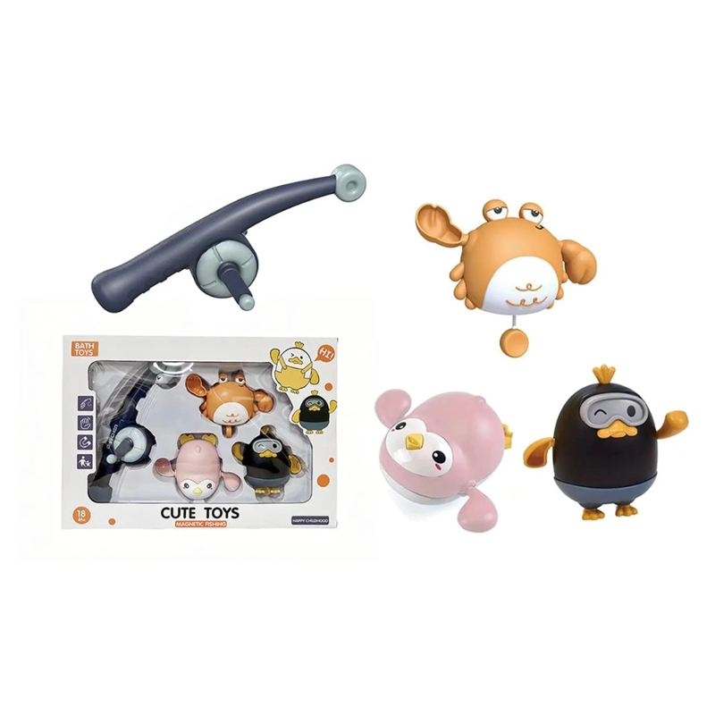 SET DE JUEGOS ACUATICOS DE JUGUETE DE PESCA PARA NIÑOS - 1