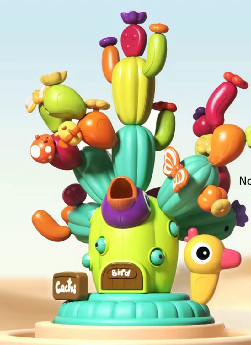 BLOQUES CONSTRUCCION CACTUS 42 PIEZAS JUEGO DIDACTICO - 2