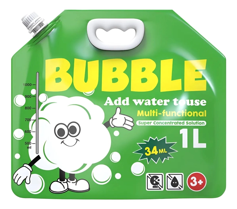 LIQUIDO DE BURBUJAS CONCENTRADO RINDE 1 LITRO BURBUJA - 1