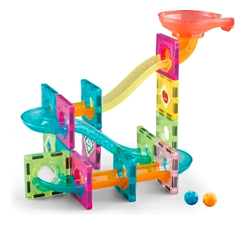 BLOQUES MAGNE TICOS. SET DE IMANES DE 47 PCS MULTICOLOR - 1