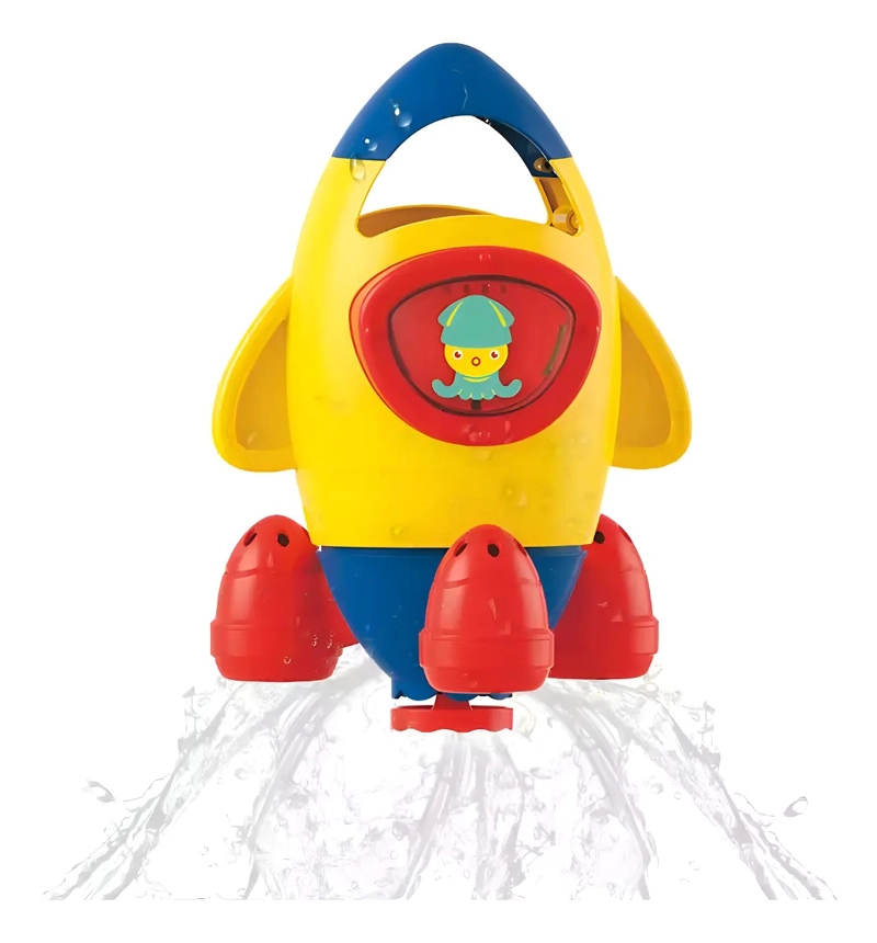 COHETE CASCADA JUGUETE ACUATICO AGUA BAÑO DE BEBE - 1