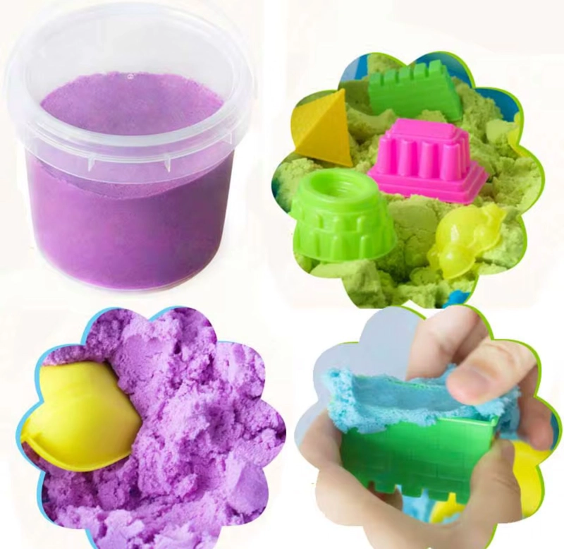 ARENA KINE TICA 500G CON MOLDES JUEGO SENSORIAL NIÑOS - 2