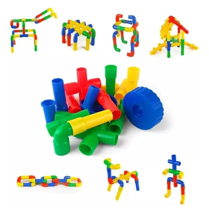 SET TUBOS CONSTRUCCION DIDACTICO PREESCOLAR - 1
