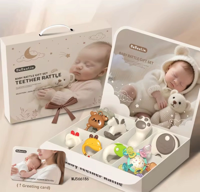 KIT SENSORIAL BEBE  0 A 3 MESES ESTIMULACION TEMPRANA BOX - 1