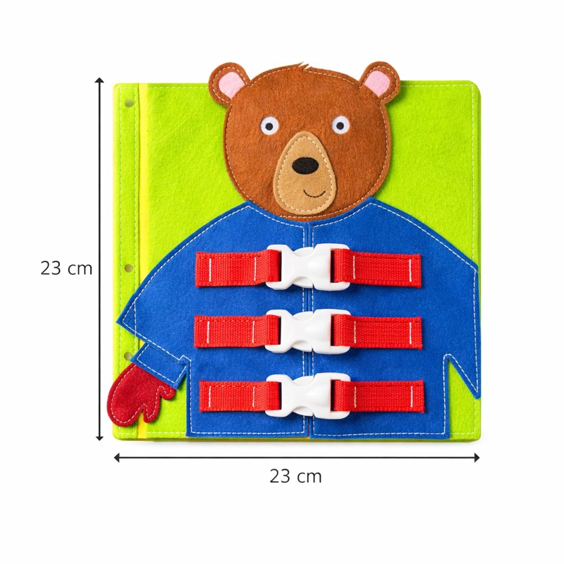 JUGUETE DIDACTICO OSO MOTRICIDAD FINA SENSORIAL NIÑOS - 2
