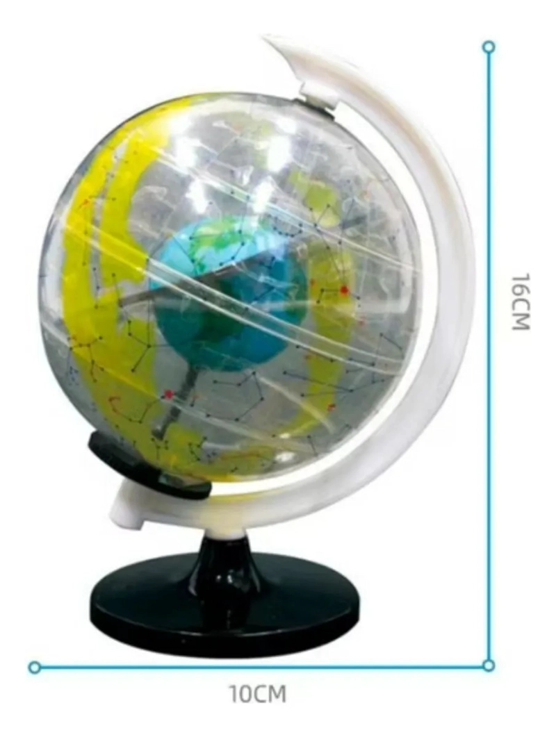 JUGUETE CIENTIFICO GLOBO CELESTIAL ARMABLE TRASPARENTE - 2