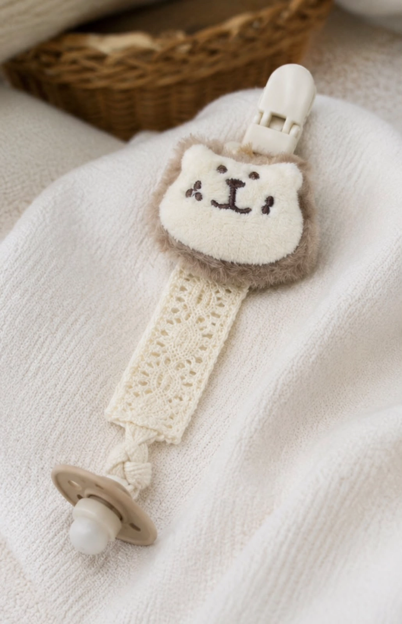 PORTA CHUPETE PARA BEBES SUJETADOR CHUPON DISEÑO - 2