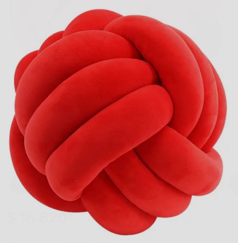COJIN DE NUDO FORMA DE PELOTA - 1