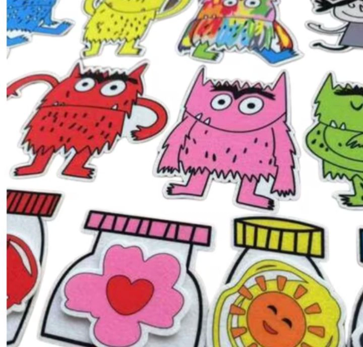 JUEGO DIDACTICO MONSTRUOS DE LAS EMOCIONES PARA NIÑOS - 1