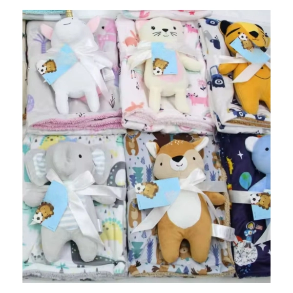 MANTA APEGO BEBE  + PELUCHE SUAVE - 1