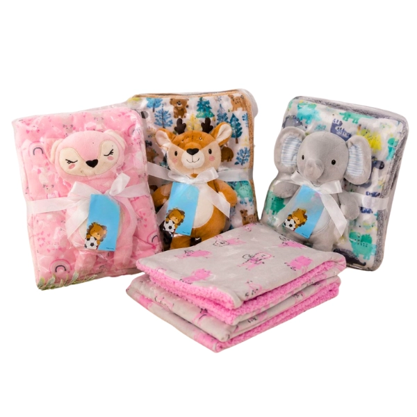 MANTA APEGO BEBE  + PELUCHE SUAVE - 2