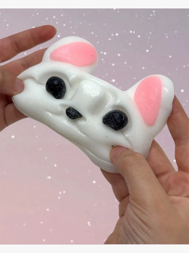 SQUISHY PERRITO FRANCES BLANCO ANTI ESTRE S SENSORIAL - 1