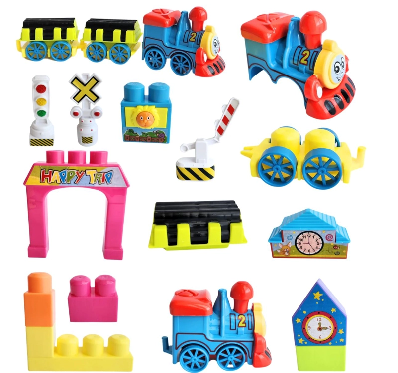 TREN MUSICAL DIDACTICO CON BLOQUES ARMABLES PARA NIÑOS - 2