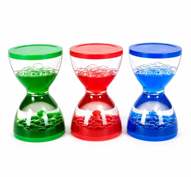 RELOJ DE ACEITE SENSORIAL RELAJANTE ANTIESTRE S 7 CM - 1