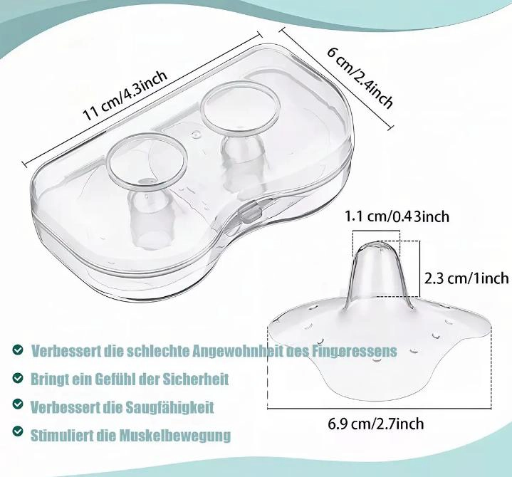 PEZONERAS PARA LACTANCIA SILICONA ULTRA DELGADAS CAJA - 2