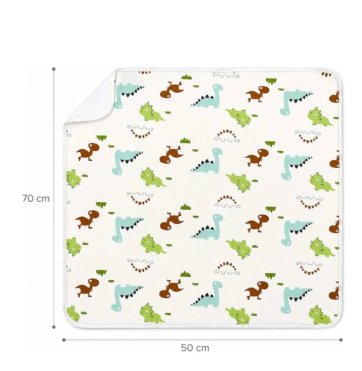 MUDADOR CAMBIADOR BEBE  IMPERMEABLE 50X70 CM - 2