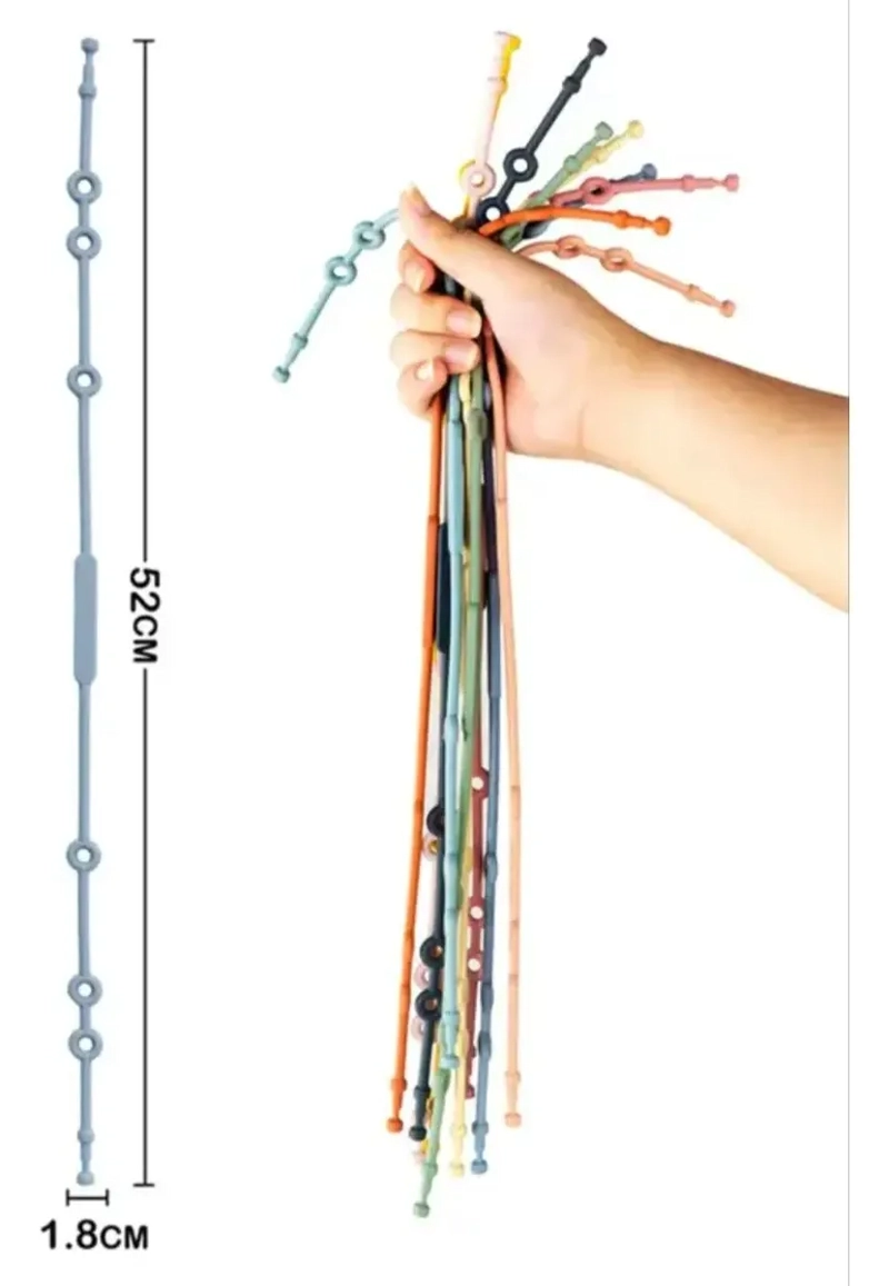 CADENA PARA CHUPETE DE BEBE , CORREAS DE SEGURIDAD SILICONA - 2