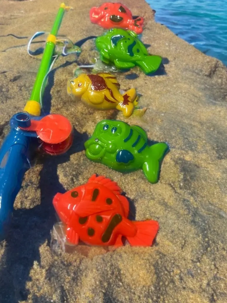 PACK PESCA MILAGROSA JUEGO CON PECES + CAÑA PESCAR - 2