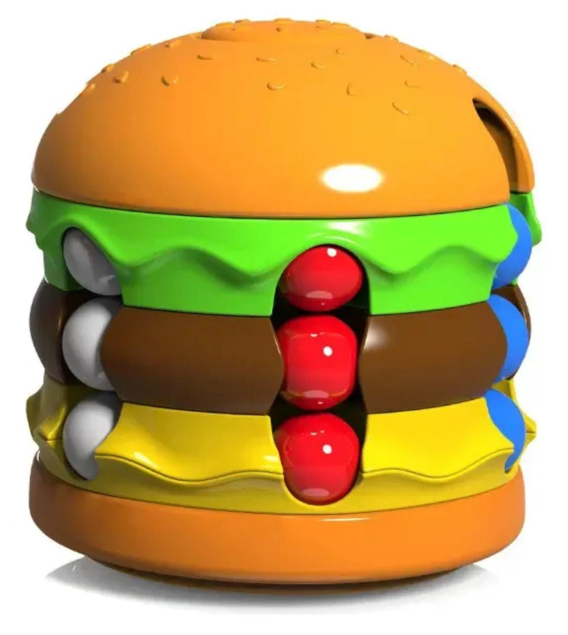 HAMBURGUESA SENSORIAL ANTIESTRES GIRATORIA SPINNER - 1