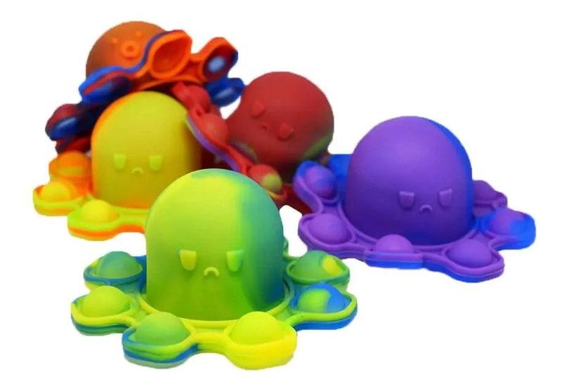 PULPO SENSORIAL ANTIESTRES REVERSIBLE RELAJANTE PARA NIÑOS - 2