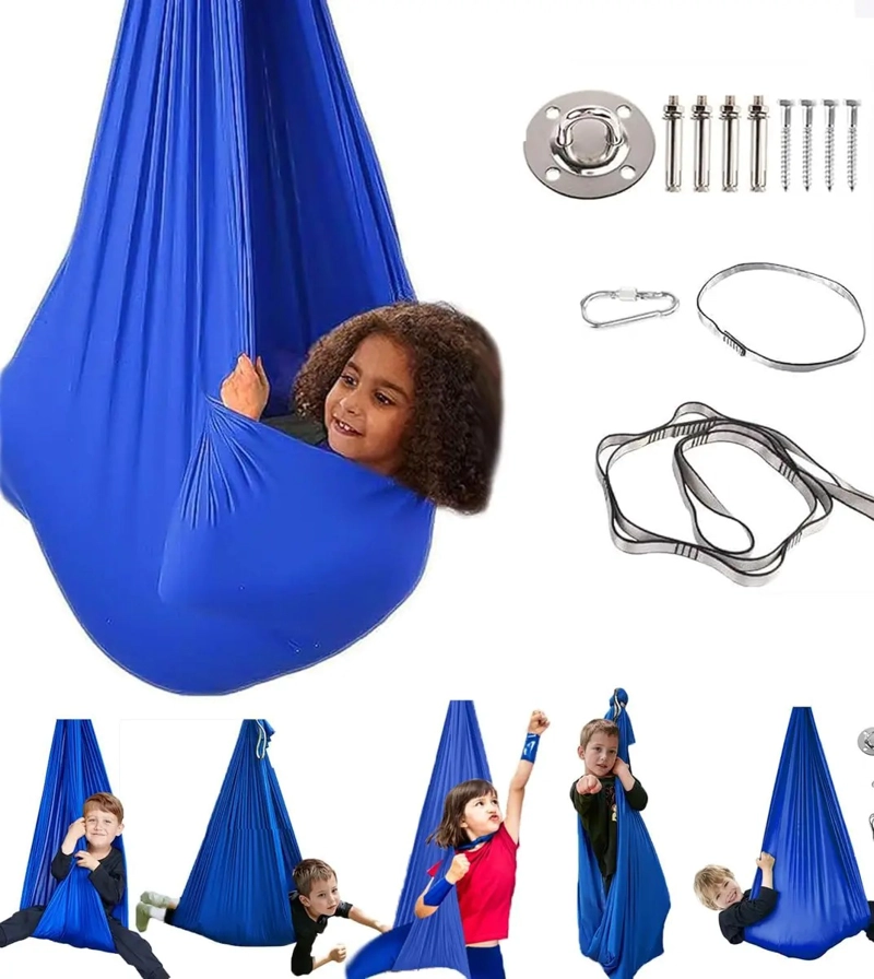 HAMACA SENSORIAL INFANTIL PARA ADULTOS CON CADENA FIJA - 4