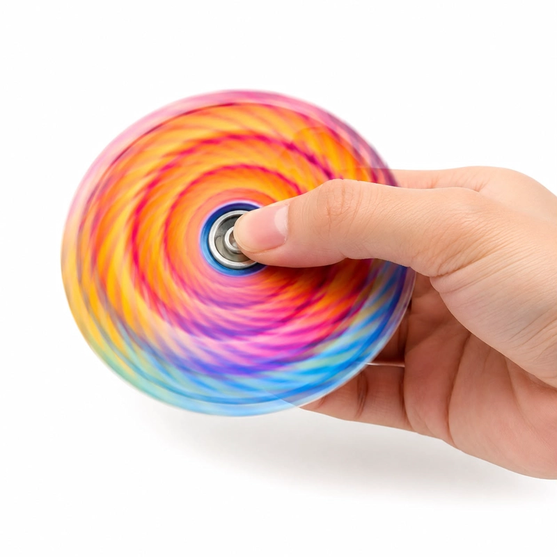 SPINNER GIRATORIO HIPNOTICO COLORES DIVERTIDOS - 1