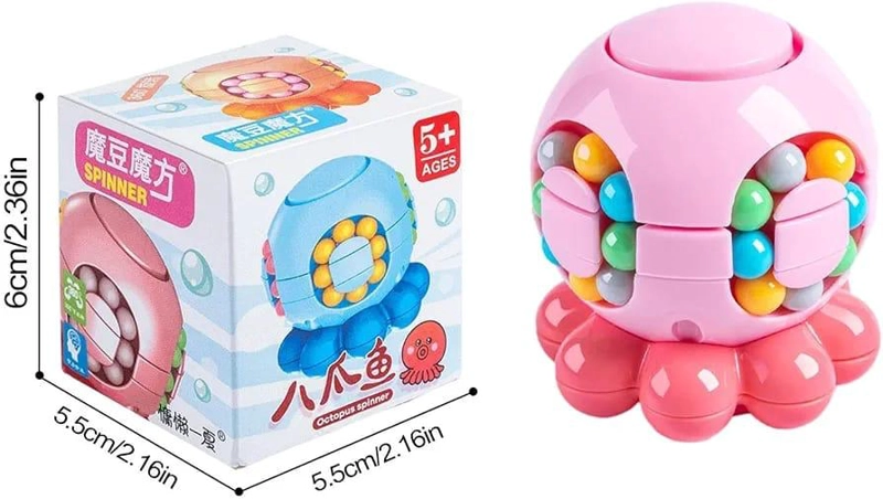 SPINNER SENSORIAL ANTIESTRES GIRATORIO CON BOLITAS EDUCATIVO - 3