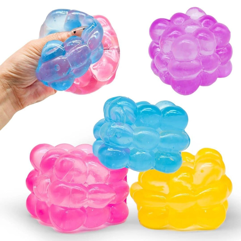 SQUISHY DE SILICONA FORMA DE CUBO BURBUJAS - 2