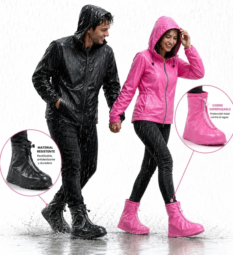 PROTECTOR IMPERMEABLE PARA ZAPATOS ANTIDESLIZANTE - 6