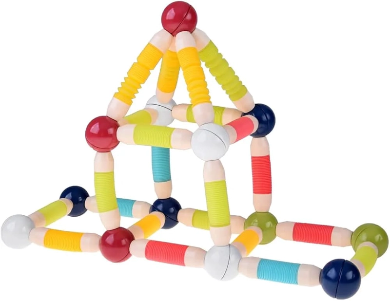 JUEGOS TUBOS MAGNETICOS 26 PIEZAS CONSTRUCCION - 2