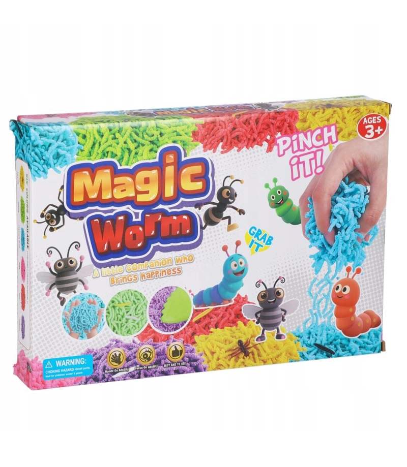 GUSANOS MAGICOS MASILLA SENSORIAL JUGUETE - 1