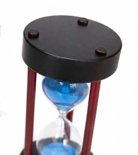 RELOJ DE ARENA COLOR TIEMPO 5 MINUTOS CRISTAL - 2