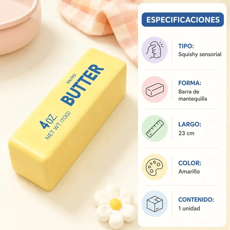 BARRA DE MANTEQUILLA SQUISHY ANTIESTRES - 3