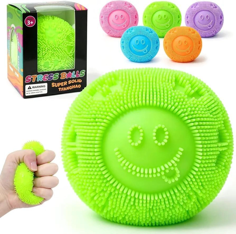 PELOTA SQUISHY ANTIESTRES JUGUETE SENSORIAL VIRAL - 1