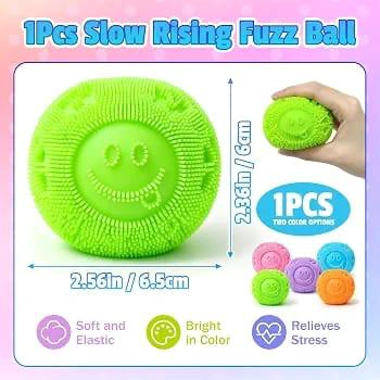 PELOTA SQUISHY ANTIESTRES JUGUETE SENSORIAL VIRAL - 4