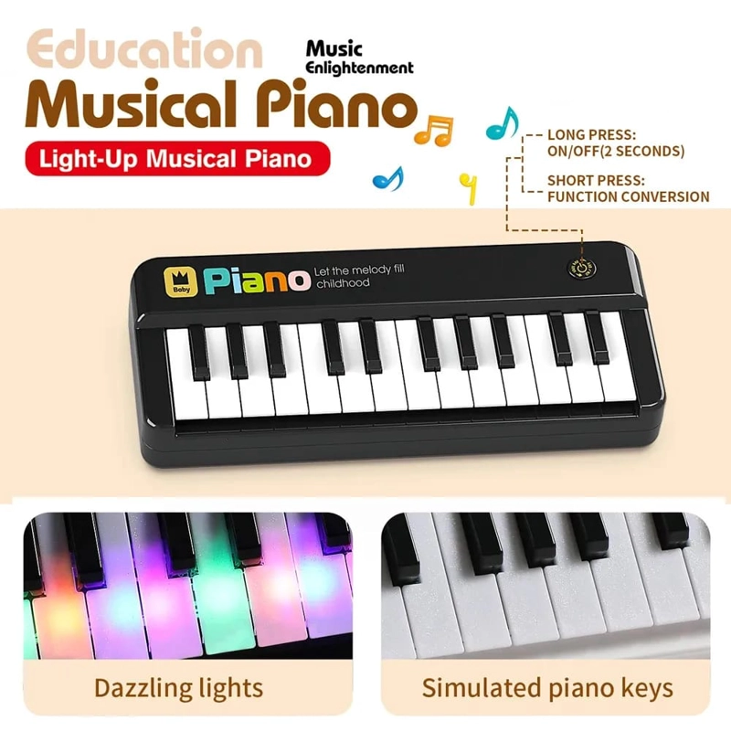 PIANO INFANTIL TECLADO MUSICAL JUGUETE NIÑOS - 3