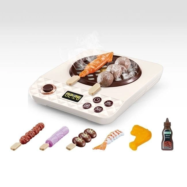 SET PARRILLA JUGUETE BBQ ASADOR COCINA INFANTIL - 3